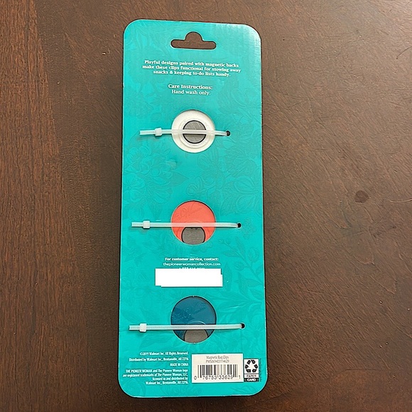 🆕 The Pioneer Woman Spring Bouquet Magnetic Bag Clips 3 Pack - Picture 3 of 10